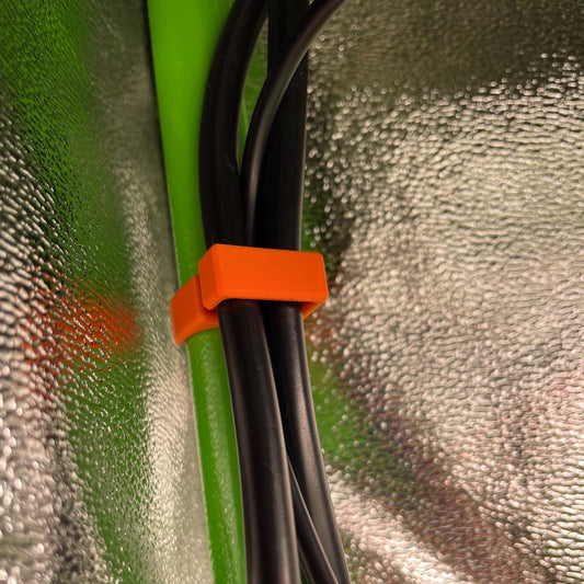 10 stk. Kabelhalter für Growzeltstangen