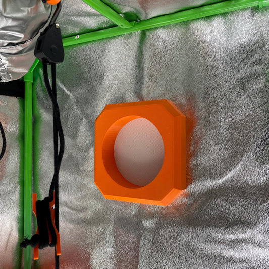 Air inlet filter for grow tents