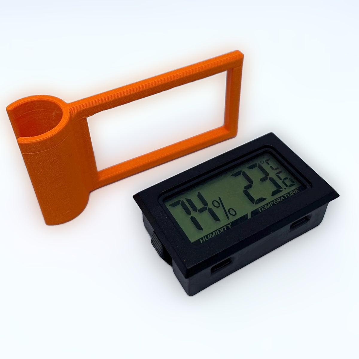 Hygrometer Halterung Stangen