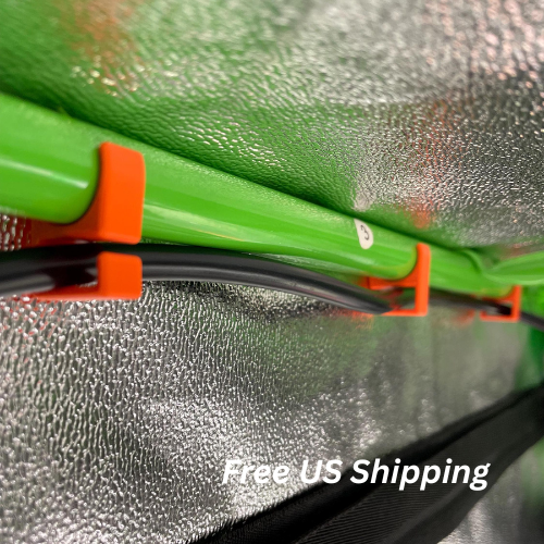 10 stk. Kabelhalter für Growzeltstangen