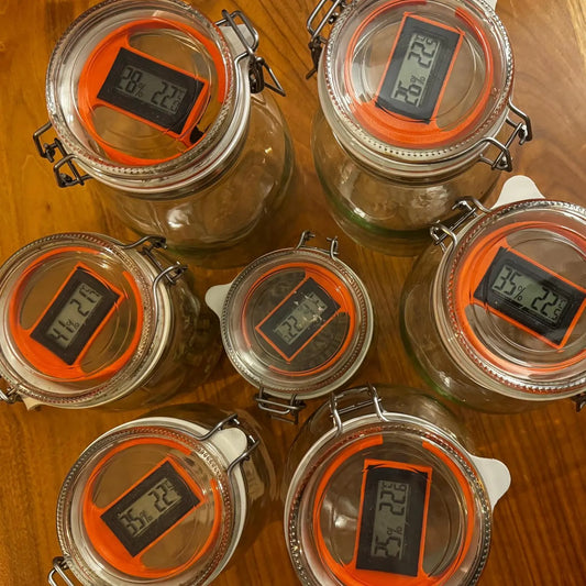 3 pcs. Hygrometer holder without hygrometer
