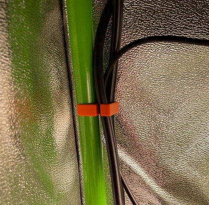 10 stk. Kabelhalter für Growzeltstangen