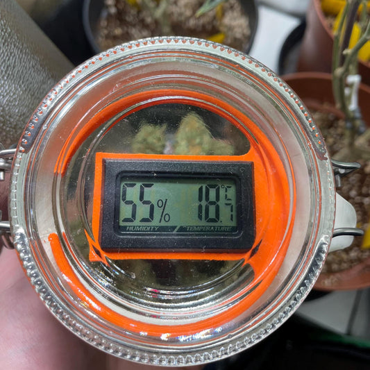 Hygrometer-Halterung für 70mm Einmachgläser