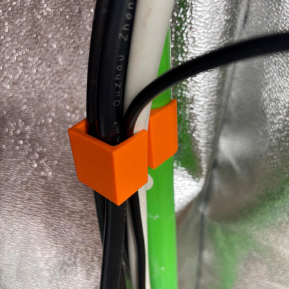 10 Stk. XL Kabelhalter für Growzeltstangen